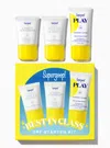 Supergoop Best In Class Spf Starter Kit Sunscreen !