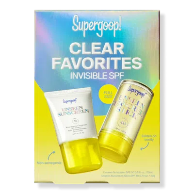 Supergoop Clear Favorites Invisible Spf Set
