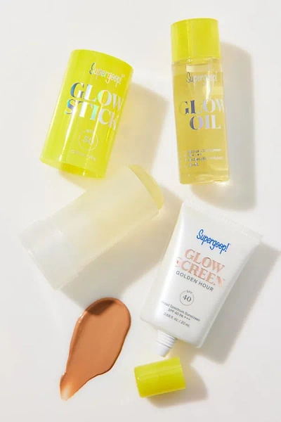 Supergoop ! Destination Glow Spf Suncare Kit In Assorted At Urban Outfitters In Transparent