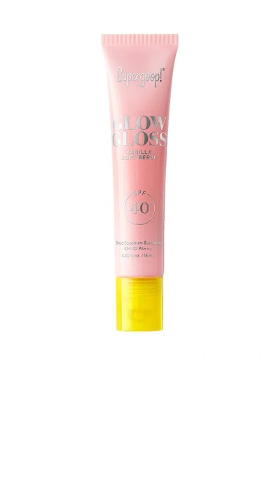 Supergoop Glow Gloss Spf 40 Lip Balm Sunscreen Vanilla Soft Serve ! In Transparent