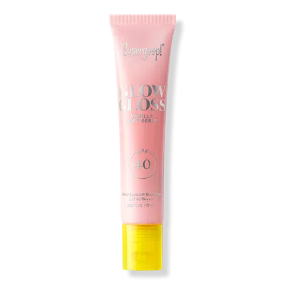 Supergoop Glow Gloss Spf 40 Lip Balm With Peptides & Shea Butter - Vanilla Soft Serve In White