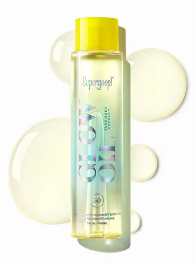 Supergoop Glow Oil Spf 50 Body Oil Sunscreen Sunkissed Coconut !