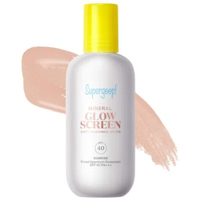 Supergoop ! Glowscreen Soft-radiance Drops Mineral Spf 40 Sunrise 1.7 oz / 50 ml