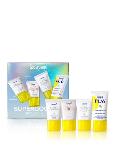 Supergoop Ies Spf Bestsellers Trial Kit Gift Set In White