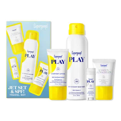 Supergoop Jet Set & Spf! Travel Set