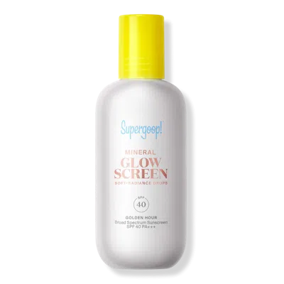 Supergoop Mineral Glowscreen Soft-radiance Drops Spf 40 - Golden Hour