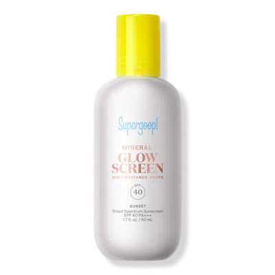 Supergoop Mineral Glowscreen Soft-radiance Drops Spf 40 - Sunset In Orange