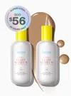 Supergoop Mineral Glowscreen Soft-radiance Drops Spf 40 2-pack Golden Hour ! In Transparent