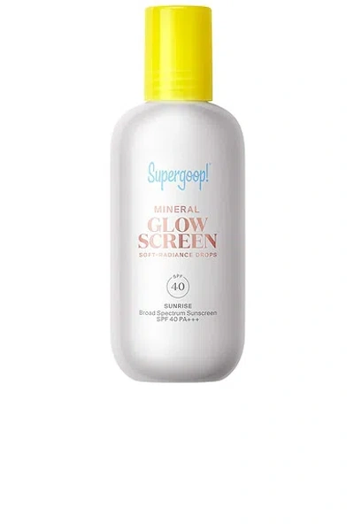 SUPERGOOP MINERAL GLOWSCREEN SOFT-RADIANCE DROPS SPF 40