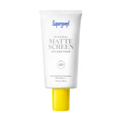 Supergoop Mineral Matte Screen Spf 40 In Transparent