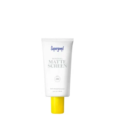 Supergoop Mineral Mattescreen 100% Mineral Sunscreen 45ml In White