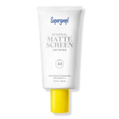Supergoop Mineral Mattescreen Spf 40 - Untinted In White