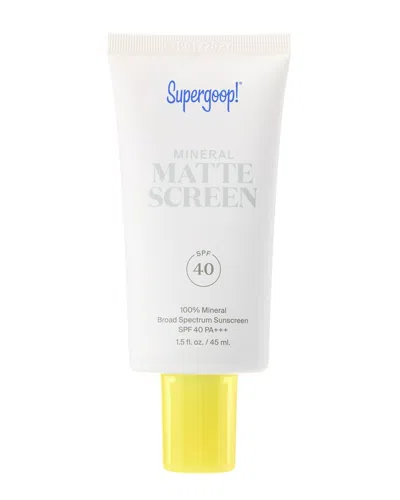 Supergoop Mineral Mattescreen Spf 40 In White