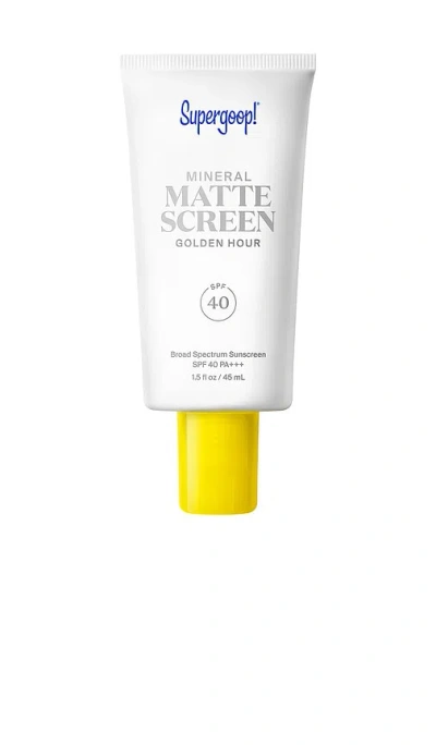 Supergoop Mineral Mattescreen Spf 40 In Transparent