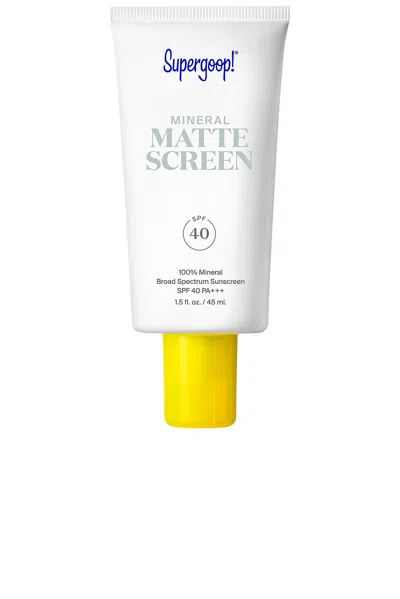 Supergoop Mineral Mattescreen Spf 40 In 1.5 oz