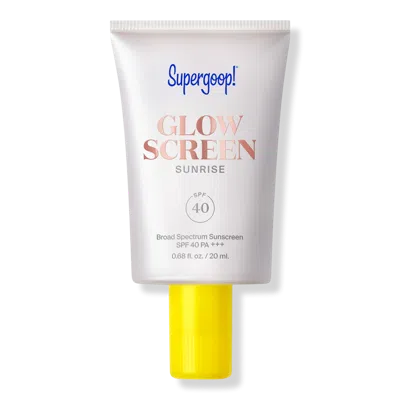 Supergoop Mini Glowscreen Spf 40 Sunscreen With Hyaluronic Acid + Niacinamide - Sunrise In Orange