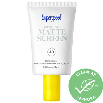 Supergoop Mineral Mattescreen Spf 40 In 1.5 oz