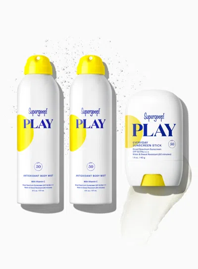 Supergoop Play All Day Spf Set Sunscreen !
