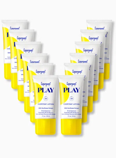 Supergoop Play All Weekend Bachelorette Bundle Spf Lotion Set Sunscreen !