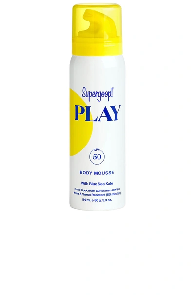 Supergoop ! Mini Play Body Mousse Spf 50 With Blue Sea Kale 3.0 oz/ 84 ml In Multi