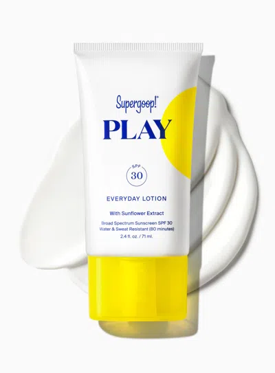 Supergoop Play Everyday Lotion Spf 30 Sunscreen 2.4 Fl. Oz. !