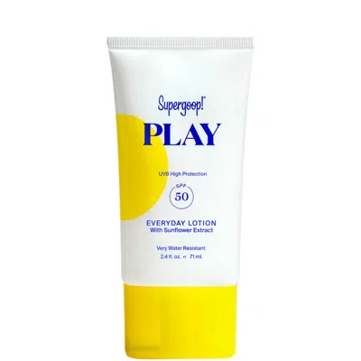 Supergoop Play Everyday Lotion Spf 50 With Sunflower Extract In White