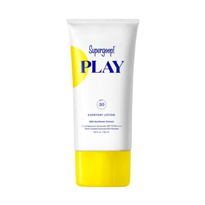 Supergoop Play Everyday Lotion With Sunflower Extract Spf 50 In White