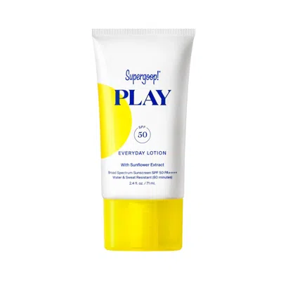Supergoop Play Everyday Lotion With Sunflower Extract Spf 50 In White