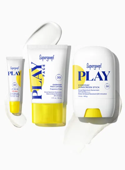 Supergoop Play Game Face Spf Set Sunscreen !