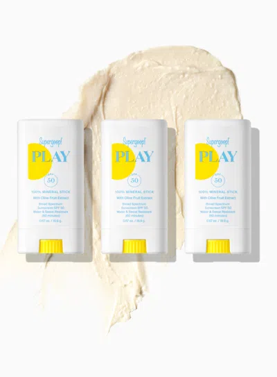Supergoop Play Time Toddlers & Kiddos Spf Set Sunscreen !