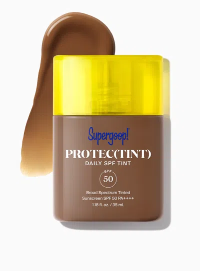 Supergoop Protec(tint) Daily Skin Tint Spf 50 Sunscreen 46n / 1.18 Fl. Oz. ! In White