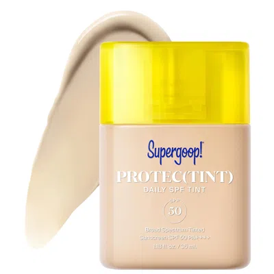 SUPERGOOP ! PROTEC(TINT) DAILY SPF TINT SPF 50 SUNSCREEN SKIN TINT WITH ECTOIN 14N 1.18 OZ / 35 ML