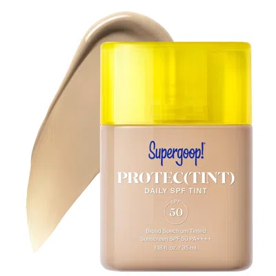 SUPERGOOP ! PROTEC(TINT) DAILY SPF TINT SPF 50 SUNSCREEN SKIN TINT WITH ECTOIN 22W 1.18 OZ / 35 ML