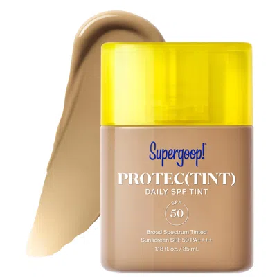 SUPERGOOP ! PROTEC(TINT) DAILY SPF TINT SPF 50 SUNSCREEN SKIN TINT WITH ECTOIN 30W 1.18 OZ / 35 ML