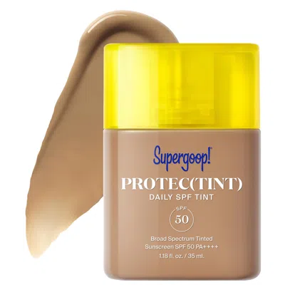 SUPERGOOP ! PROTEC(TINT) DAILY SPF TINT SPF 50 SUNSCREEN SKIN TINT WITH ECTOIN 32N 1.18 OZ / 35 ML