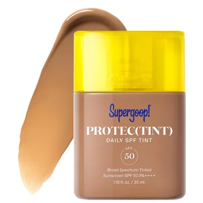 SUPERGOOP ! PROTEC(TINT) DAILY SPF TINT SPF 50 SUNSCREEN SKIN TINT WITH ECTOIN 34C 1.18 OZ / 35 ML