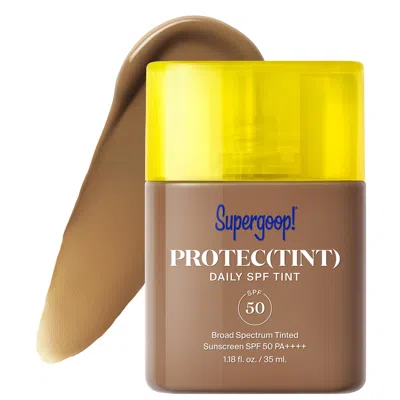SUPERGOOP ! PROTEC(TINT) DAILY SPF TINT SPF 50 SUNSCREEN SKIN TINT WITH ECTOIN 40W 1.18 OZ / 35 ML