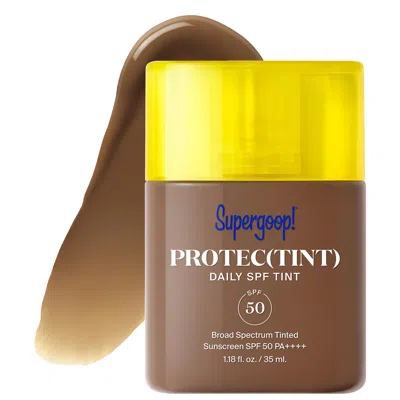 SUPERGOOP ! PROTEC(TINT) DAILY SPF TINT SPF 50 SUNSCREEN SKIN TINT WITH ECTOIN 46N 1.18 OZ / 35 ML