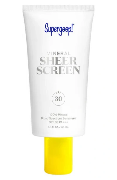 Supergoop !® ! Mineral Sheerscreen Spf 30 Sunscreen Lotion In No Color