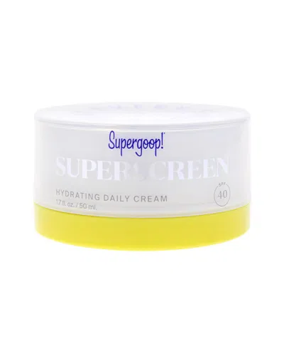Supergoop Unisex 1.7oz Superscreen Hydrating Daily Cream Spf 40 Pa Plus In Transparent