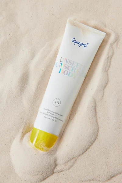 Supergoop ! Unseen Sunscreen Body Spf 40 In White At Urban Outfitters In Transparent