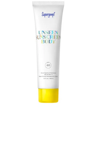 SUPERGOOP UNSEEN SUNSCREEN BODY SPF 40