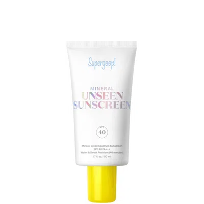 Supergoop Unseen Sunscreen Mineral Spf 40 50ml In White