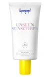 Supergoop ! Unseen Sunscreen Invisible Broad Spectrum Spf 50 Pa +++ 2.5 oz / 74 ml In No Color