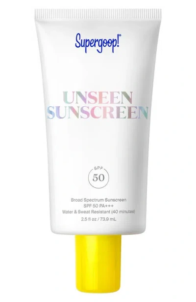 Supergoop ! Unseen Sunscreen Invisible Broad Spectrum Spf 50 Pa +++ 2.5 oz / 74 ml In Jumbo