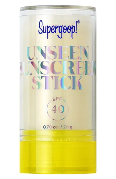 Supergoop Unseen Sunscreen Stick Spf 40 In White