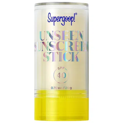 Supergoop Unseen Sunscreen Stick Spf 40 Invisible Sun Protection In Transparent