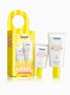 Supergoop Wake Up & Glow Sunkissed Duo Glowscreen Spf 40 !