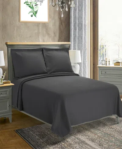 Superior 100% Cotton Diamond Solitaire All-season 2-piece Coverlet Set, Twin In Charcoal