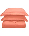 Superior 100% Modal From Beechwood 3-piece Duvet Cover In Orange